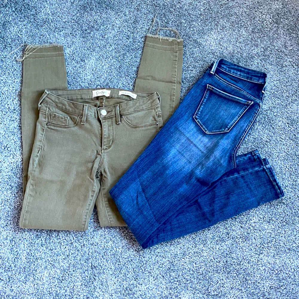 Jessica Simpson kiss me super skinny jeans bundle